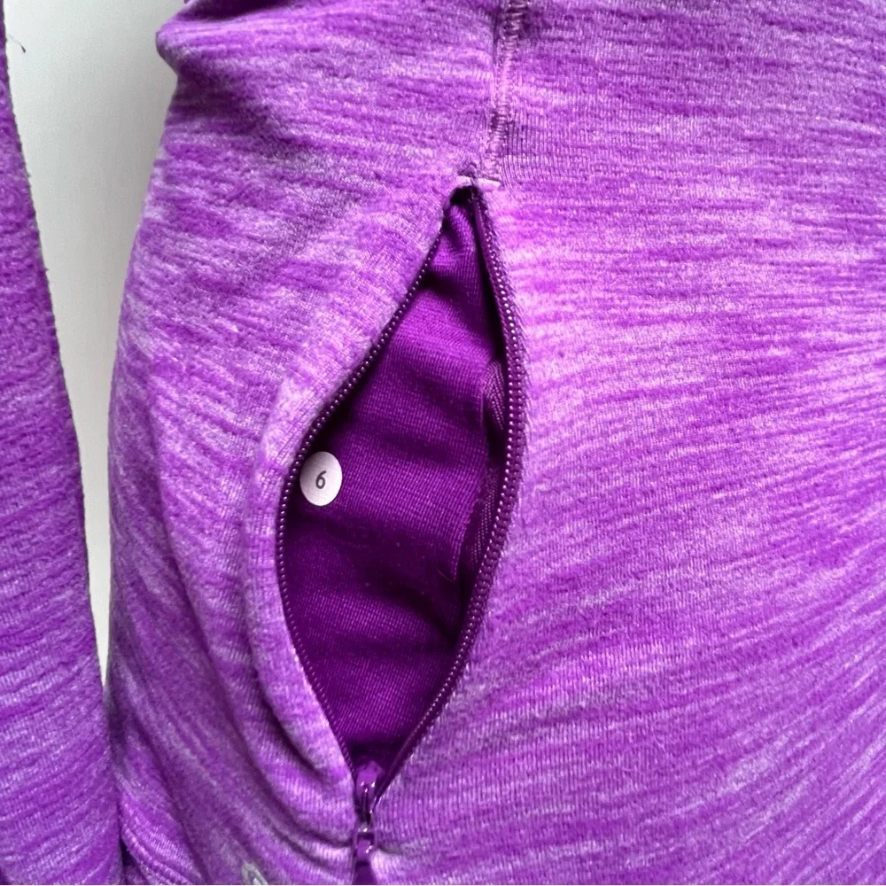 Lululemon Top UK 10 US 6 Purple Long Sleeve Thumb Hole - Picture 9 of 10